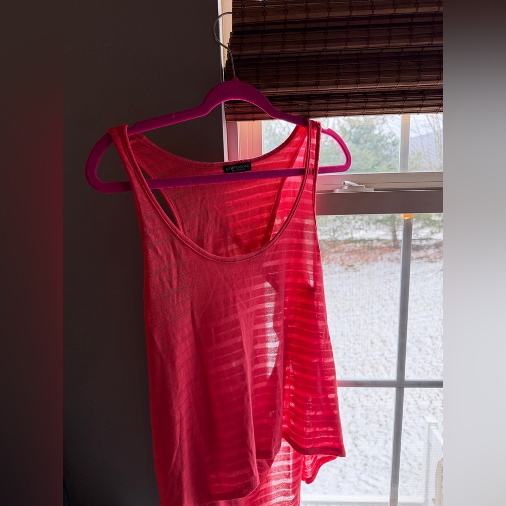 Beyond Yoga Vibrant Pink Tank Top